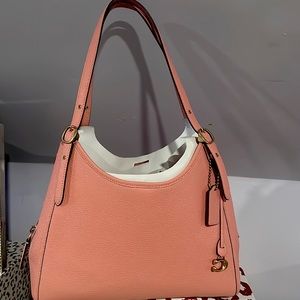 Coach Lori candy pink pocketbook